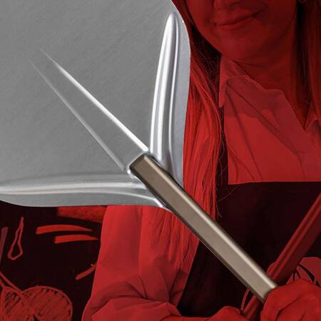 Abm Eco Pizza Küreği, Alüminyum, 33 Cm, Kısa Sap Abm Eco Pizza Küreği, Alüminyum, 33 Cm, Kısa Sap