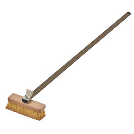 Abm Uzun Fırın Temizlik Fırçası, Pirinç Kıl, Büyük 20x5.5 Cm
