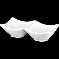 BİRADLI - Açık Büfe Minimal Sunum Kasesi, 2'li, Melamin, 16x8.5x3.5 Cm (1)