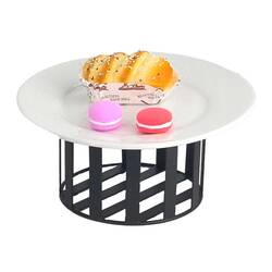 Groovy - Açık Büfe Sunum Yükseltici, Yuvarlak Metal, 16x10 Cm Groovy - Açık Büfe Sunum Yükseltici, Yuvarlak Metal, 16x10 Cm