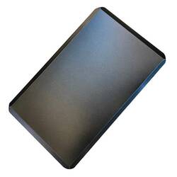 Al Metal - Almetal İtalyan Açılı Tava, 32,5x53x1 Cm Kaplamalı Siyah Alüminyum