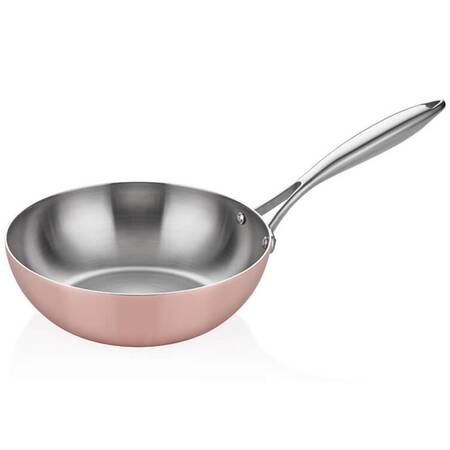 Altınbaşak Bakır Wok Tava, Elit Multi Metal 24 Cm