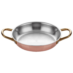 Altınbaşak Bakır Yumurta Sahanı+ Nihale, Multi Metal, 12 Cm - Thumbnail