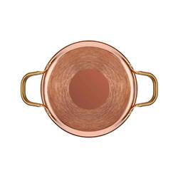 Altınbaşak Bakır Yumurta Sahanı+ Nihale, Multi Metal, 16 Cm - Thumbnail