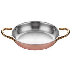 Altınbaşak Bakır Yumurta Sahanı+ Nihale, Multi Metal, 18 Cm - Thumbnail
