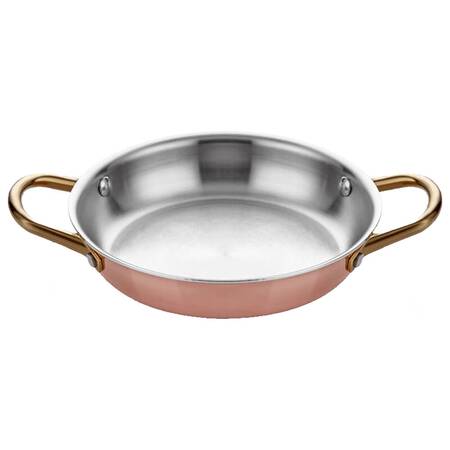 Altınbaşak Bakır Yumurta Sahanı+ Nihale, Multi Metal, 18 Cm