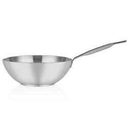 Altınbaşak - Altınbaşak Çelik Wok Tava, Paslanmaz Sap 32 Cm (1)