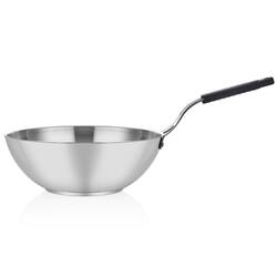 Altınbaşak - Altınbaşak Çelik Wok Tava, Silikonlu Sap 32 Cm (1)