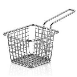 Altınbaşak - Altınbaşak Paslanmaz Mini Kare Fritöz Sepeti 10x8x7