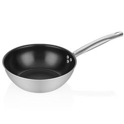 Altınbaşak - Altınbaşak Silver Star Non-Stick Wok Tava 28 Cm Altınbaşak - Altınbaşak Silver Star Non-Stick Wok Tava 28 Cm