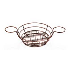 Altınbaşak - Altınbaşak Sunum Sepeti, Rustik Bakır 17 Cm