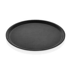Arcoform - Arcoform Servis Tepsisi, Kaymaz, Siyah, Yuvarlak 33 Cm Arcoform - Arcoform Servis Tepsisi, Kaymaz, Siyah, Yuvarlak 33 Cm