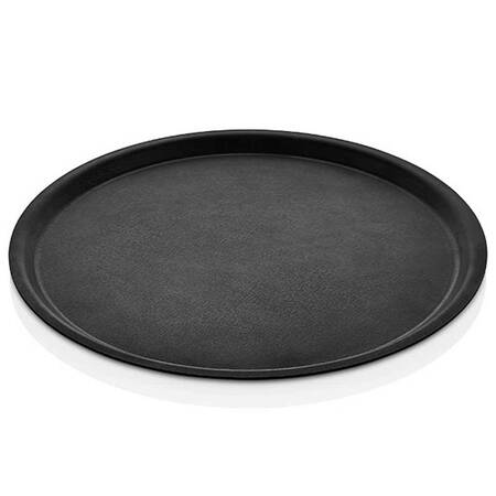 Arcoform Servis Tepsisi, Kaymaz, Siyah, Yuvarlak 43 Cm