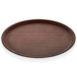 Arcoform - Arcoform Servis Tepsisi, Yuvarlak, Maun Ahşap Desenli, 43 Cm Arcoform - Arcoform Servis Tepsisi, Yuvarlak, Maun Ahşap Desenli, 43 Cm