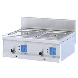 ATALAY - Atalay 600 Seri Sos Bain-Marie Çift Hazneli Elektrikli 80x60 Cm ATALAY - Atalay 600 Seri Sos Bain-Marie Çift Hazneli Elektrikli 80x60 Cm