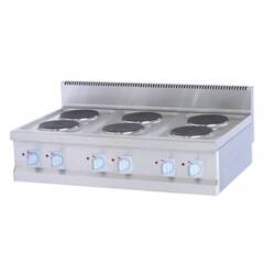 ATALAY - Atalay 700 Seri 6 Lı Setüstü Elektrikli Ocak 120x70 Cm ATALAY - Atalay 700 Seri 6 Lı Setüstü Elektrikli Ocak 120x70 Cm