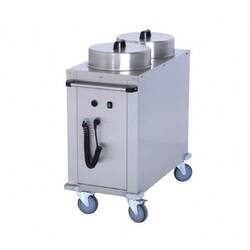 ATALAY - Atalay Isıtmalı Tabak Otomat Arabası 100 Tabaklık