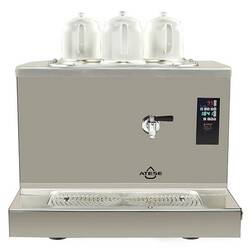 Ateşe - Ateşe Cappadocia Smart Plus Çay Makinesi, İnox Gazlı Elektrikli 3 Demlikli Ateşe - Ateşe Cappadocia Smart Plus Çay Makinesi, İnox Gazlı Elektrikli 3 Demlikli