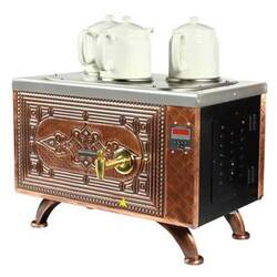 Ateşe - Ateşe Efes Smart Çay Makinesi, Retro Elektrikli 3 Demlik (1)