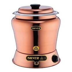 Silver - Bakır Kaplama Paslanmaz Çorba Kazanı 13 Litre
