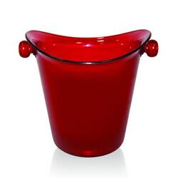 BİRADLI - Biradlı Akrilik Şişe Kovası Kırmızı 27x15,5x23 Cm