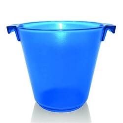 BİRADLI - Biradlı Akrilik Şişe Kovası Mavi 28x23x23 Cm
