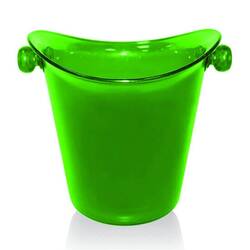 BİRADLI - Biradlı Akrilik Şişe Kovası Yeşil 27x15,5x23 Cm