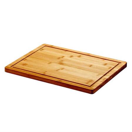 Biradlı Bambu Steak Servis Tahtası 39X30X1,8 Cm