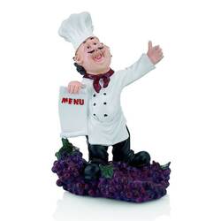 BİRADLI - Biradlı Dekoratif Aşcı Figür 31 Cm BİRADLI - Biradlı Dekoratif Aşcı Figür 31 Cm