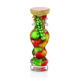 BİRADLI - Biradlı Dekoratif Cam Şişe 30 Cm BİRADLI - Biradlı Dekoratif Cam Şişe 30 Cm