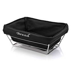 BİRADLI - Biradlı Dikdörtgen Bezli Ekmek Sepeti 22x16x7,5 Cm