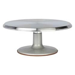 BİRADLI - Biradlı Dönerli Pasta Sıvama Standı, Metal 30 Cm