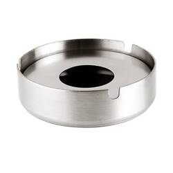 BİRADLI - Biradlı Kapaklı Küllük, 430 Kalite Paslanmaz 10x3 Cm