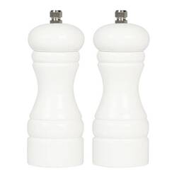 BİRADLI - Biradlı Karabiber Değirmeni, İkili Metal Beyaz 13 Cm