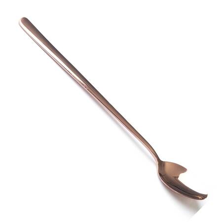 Biradlı Kokteyl Kaşık Bakır 22 Cm