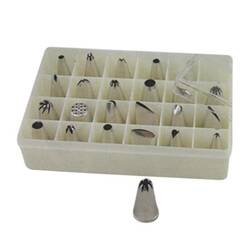 BİRADLI - Biradlı Krema Duy Seti, Çelik 24'lü