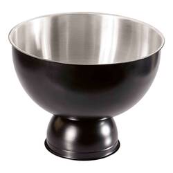 BİRADLI - Biradlı Punch Kasesi, Çelik, Siyah, 32x26 Cm