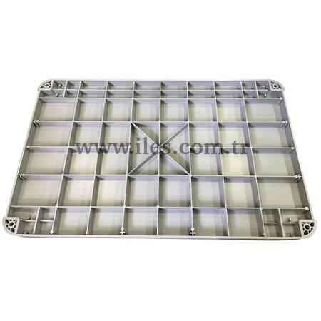 Biradlı Servis Arabası Alt Tabla, Gri Biradlı Servis Arabası Alt Tabla, Gri