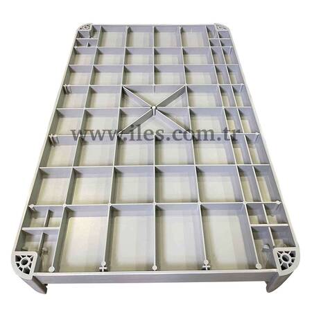 Biradlı Servis Arabası Alt Tabla, Gri Biradlı Servis Arabası Alt Tabla, Gri