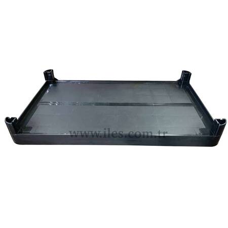 Biradlı Servis Arabası Alt Tabla, Siyah Biradlı Servis Arabası Alt Tabla, Siyah