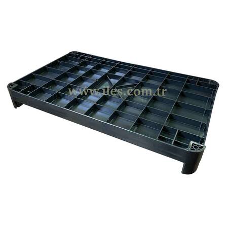 Biradlı Servis Arabası Alt Tabla, Siyah Biradlı Servis Arabası Alt Tabla, Siyah