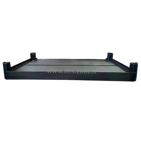 Biradlı Servis Arabası Alt Tabla, Siyah Biradlı Servis Arabası Alt Tabla, Siyah