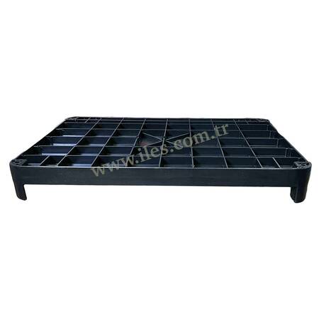 Biradlı Servis Arabası Alt Tabla, Siyah Biradlı Servis Arabası Alt Tabla, Siyah