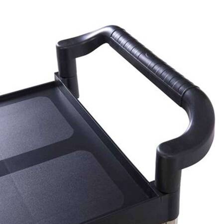 Biradlı Servis Arabası Kulp Siyah Biradlı Servis Arabası Kulp Siyah