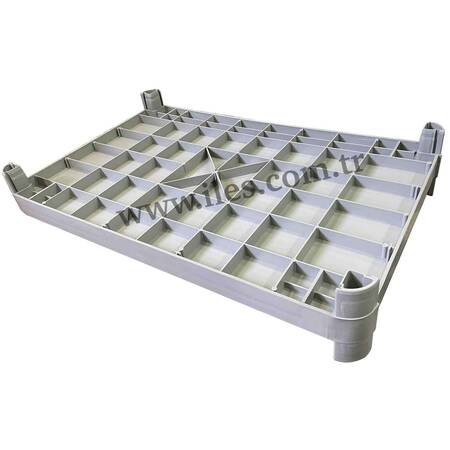 Biradlı Servis Arabası Orta Tabla, Gri Biradlı Servis Arabası Orta Tabla, Gri