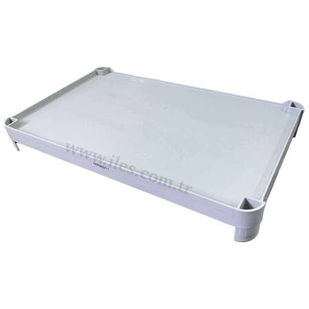 Biradlı Servis Arabası Üst Tabla, Gri