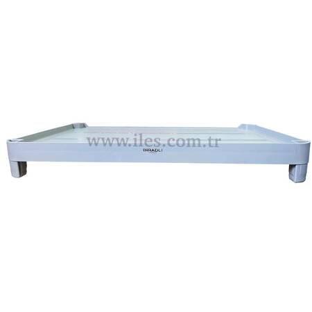 Biradlı Servis Arabası Üst Tabla, Gri