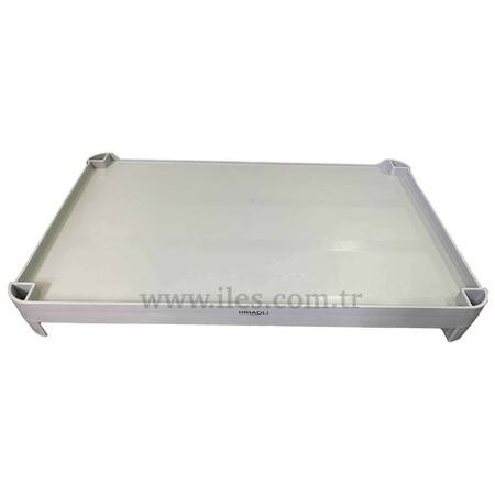 Biradlı Servis Arabası Üst Tabla, Gri