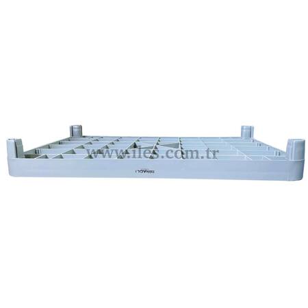 Biradlı Servis Arabası Üst Tabla, Gri