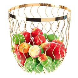 BİRADLI - Biradlı Tel Meyvelik, Altın, 25x26 Cm BİRADLI - Biradlı Tel Meyvelik, Altın, 25x26 Cm